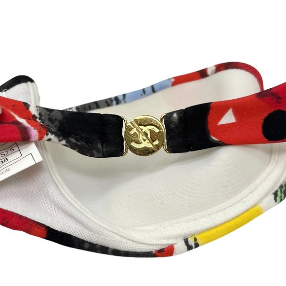 CHANEL Vintage 97P Coco Mark Logo Swimsuit Bikini #38 Camellia [102670] - Picture 5 of 8